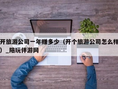 开旅游公司一年赚多少（开个旅游公司怎么样）_陪玩伴游网